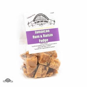 Jamaican Rum and Raisin Fudge
